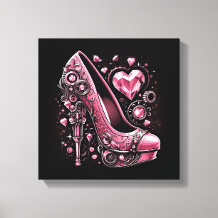 Toile Steampunk Style Stilett Rose