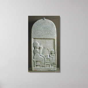 Toile Stela de Si'gabbor, prêtre du dieu de lune