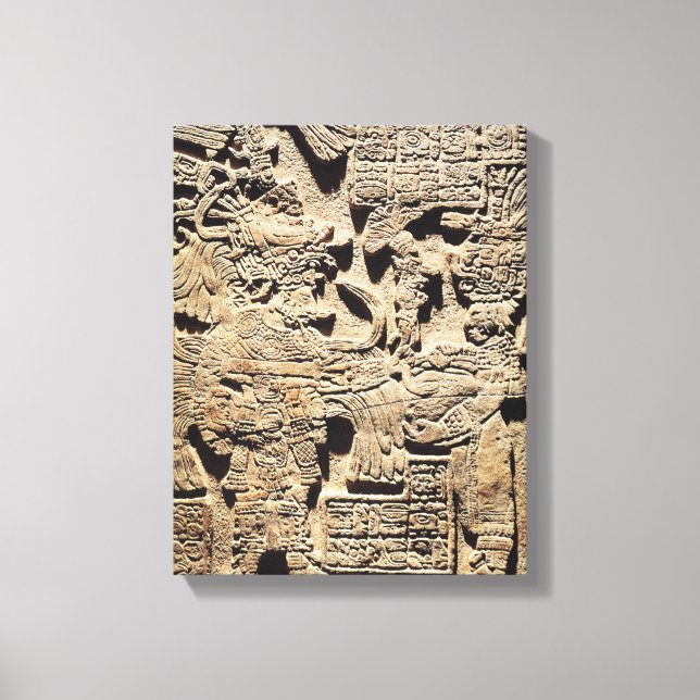 Toile Stela représentant un prêtre et une femme (Recto)