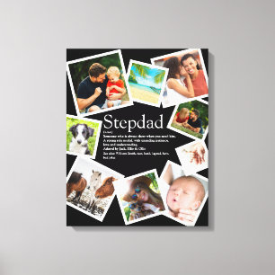 Toile Stepdad personnalisé Nom Définition 9 Photo
