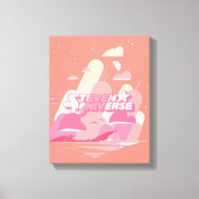 Toile Steven Universe | Ville de plage (Recto)