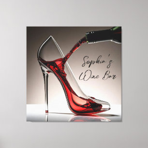 Toile Stiletto et bar à vin