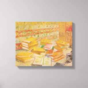Toile Still Life avec les romans français   Vincent van 