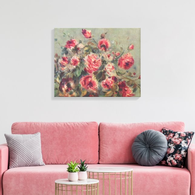 Toile Still Life, Roses de Vargemont | Renoir (Insitu(Salon))