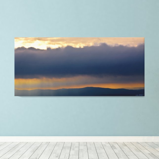 Toile Storm Shelf Cloud Hot Springs National Park AR (Insitu (Plancher de Bois))