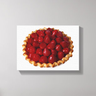 Toile Strawberry pie