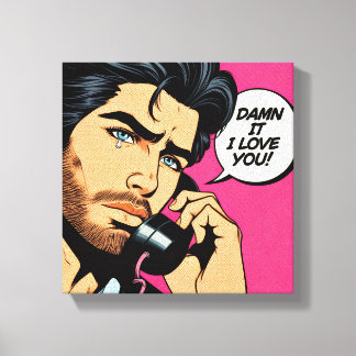 Toile Stretched Canvas Print