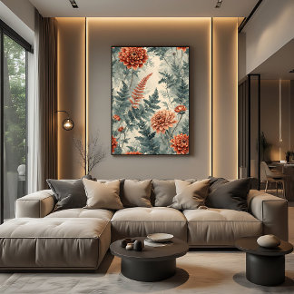 Toile Stretched Canvas Print