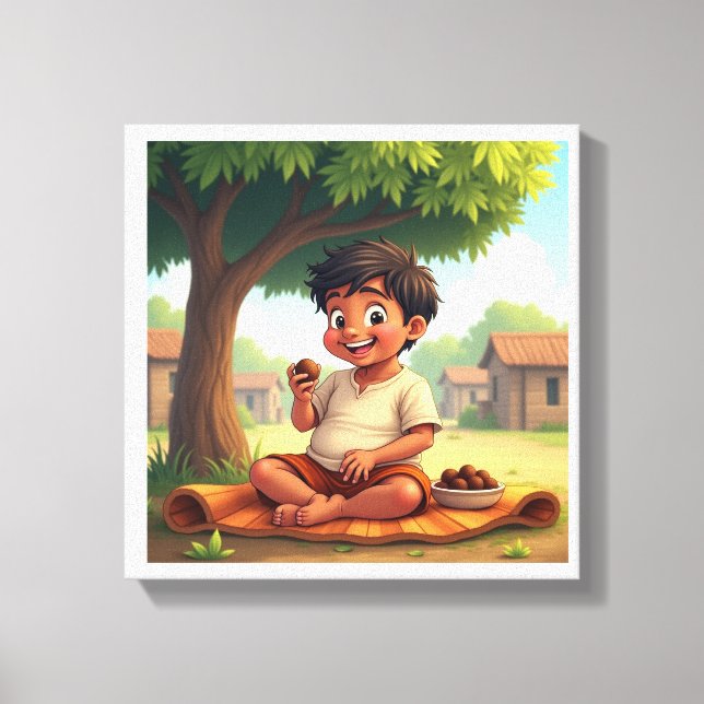 Toile Stretched Canvas Print (Recto)