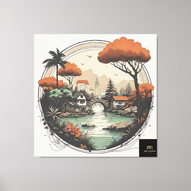 Toile Stretched Canvas Print XIV 1 (Recto)