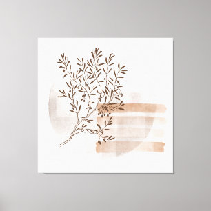 Toile Style bohème Abstrait Floral Art Canvas Imprimer
