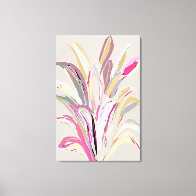 Toile Style d'art vectoriel Plante tropical Abstrait (Recto)