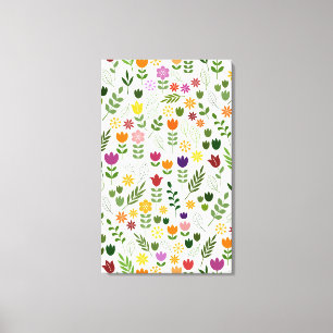 Toile Style scandinave Flore & Faune Motif