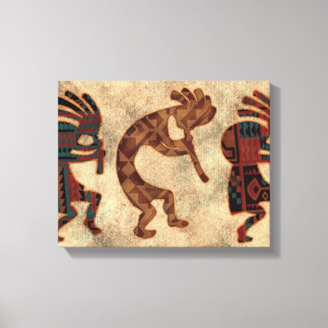 Toile Sud-ouest de l'Arizona Kokopelli (Recto)