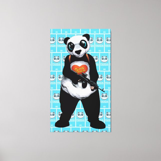 Toile Suicide Squad Panda (Recto)