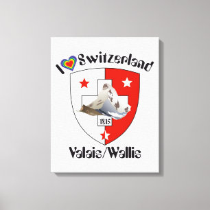 Toile Suisse Switzerland Wallis