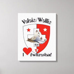 Toile Suisse Switzerland Wallis
