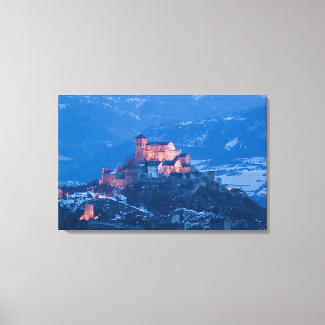 Toile SUISSE, Wallis/Valais, SION : Basilique de (Recto)