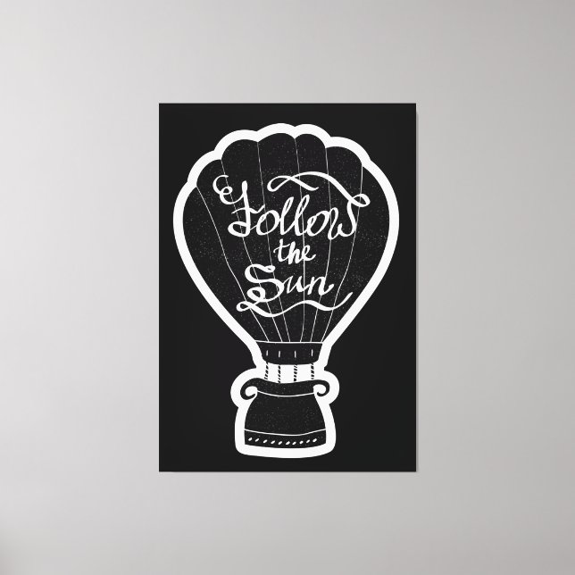 Toile Suivez Le Soleil (Recto)