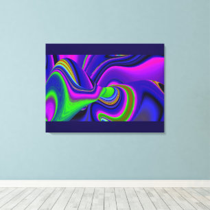 Toile Summerrainbow, Rainbowart 3D Abstrait