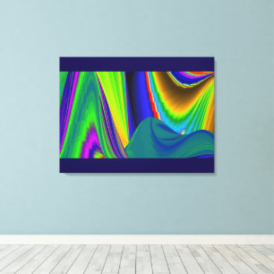 Toile Summerrainbow, Rainbowart 3D Abstrait