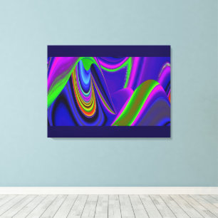 Toile Summerrainbow, Rainbowart 3D Abstrait