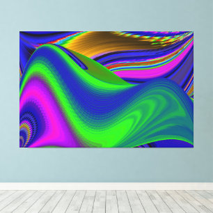 Toile Summerrainbow, Rainbowart 3D Abstrait
