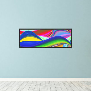 Toile Summerrainbow, Rainbowart 3D Abstrait