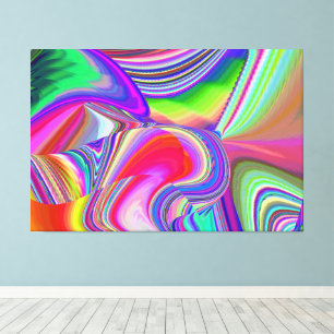 Toile Summerrainbow, Rainbowart 3D Abstrait