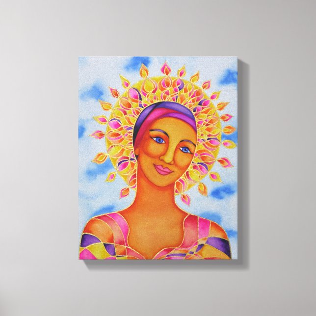 Toile Sun Goddess par Rita Loyd (Recto)