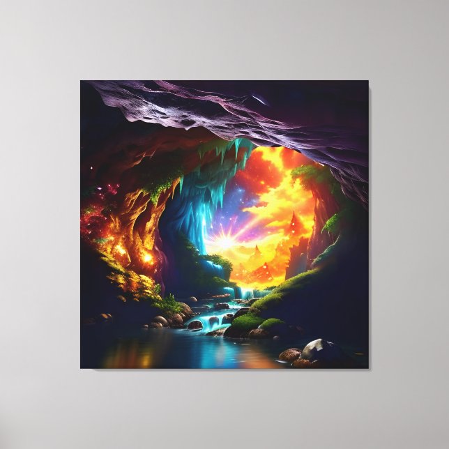 Toile Sunlight Cavern Flower Beauty 8 (Recto)