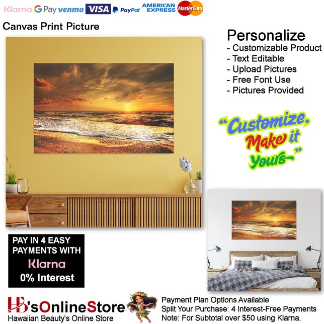 Toile Sunset Beach Imprimer Photo 43 (Sunset Beach Canvas Print Picture 42.)