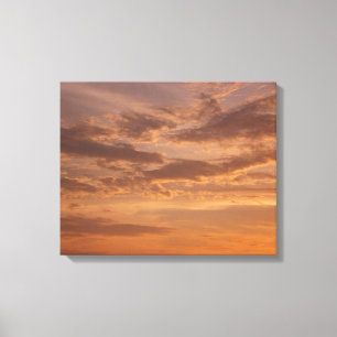 Toile Sunset Clouds II Pastel Nature Abstraite