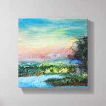 Sunset Flow - Artistic Wall Art