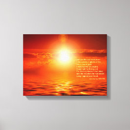 Toile Sunset Orange Golden Sky & Sea Gold Inspire Small