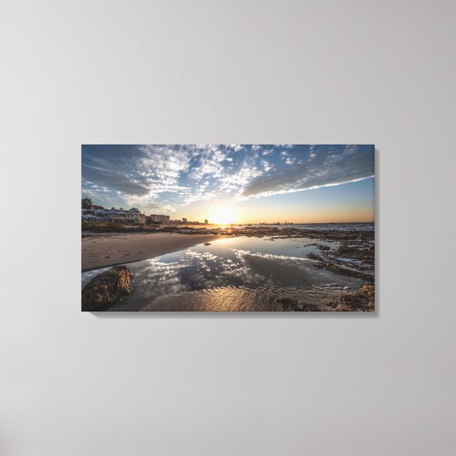 Toile Sunset, Port Elizabeth, Afrique du Sud (Recto)