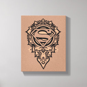 Toile Supergirl Mandala Graphic