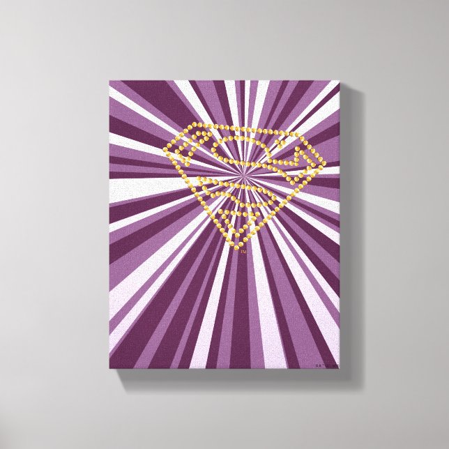 Toile Supergirl Studded S-Shield (Recto)