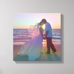 Toile Superposition de hologramme arc-en-ciel pour photo