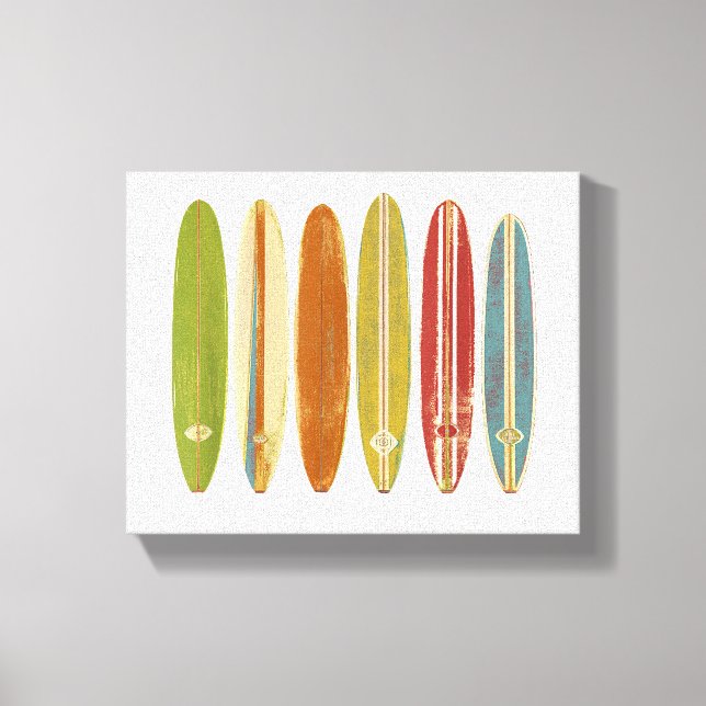 Toile Surf de Longboard (Recto)