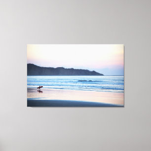 Toile Surfez pour attraper les dernières vagues du Costa
