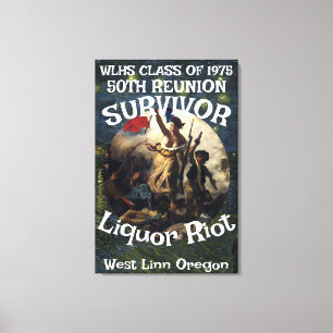 Toile Survivant WLHS RÉUNION DE LA PROMO 1975