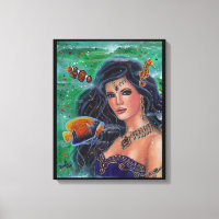 Suvarna mermaid art par Renee L. Lavoie