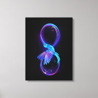 Symbole de Neon Infinity par Glowing Hummingbird