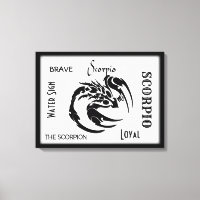 Symbole du zodiaque Scorpion