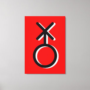 Toile symbole non binaire genre homosexualité identité