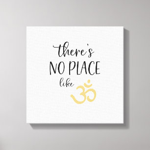 Toile Symbole OM Il n'y a pas d'endroit comme OM