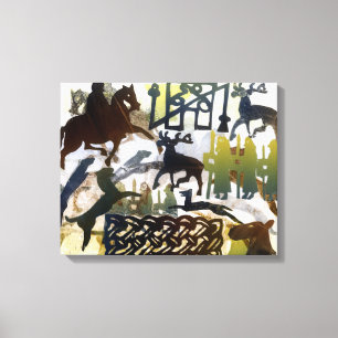 Toile Symboles et laçage Pictish