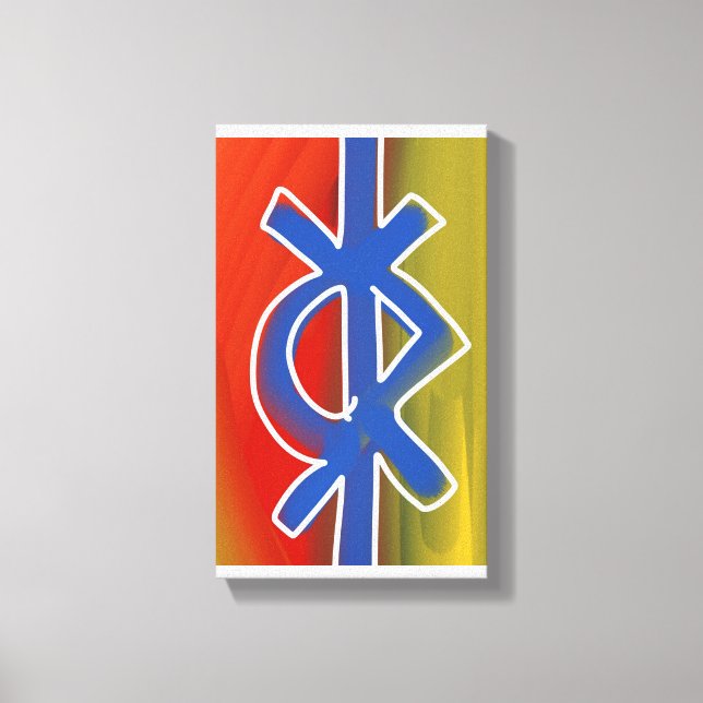 Toile Symbolisme abstrait par RRW 2026 (Recto)