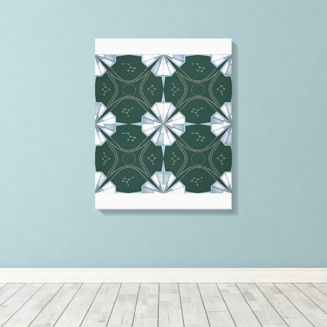 Toile Symphonie céleste (Insitu (Plancher de Bois))